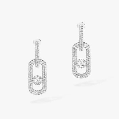 [⭐Veyra]So Move XL Pave_-Set Diamond Pendant Earrings