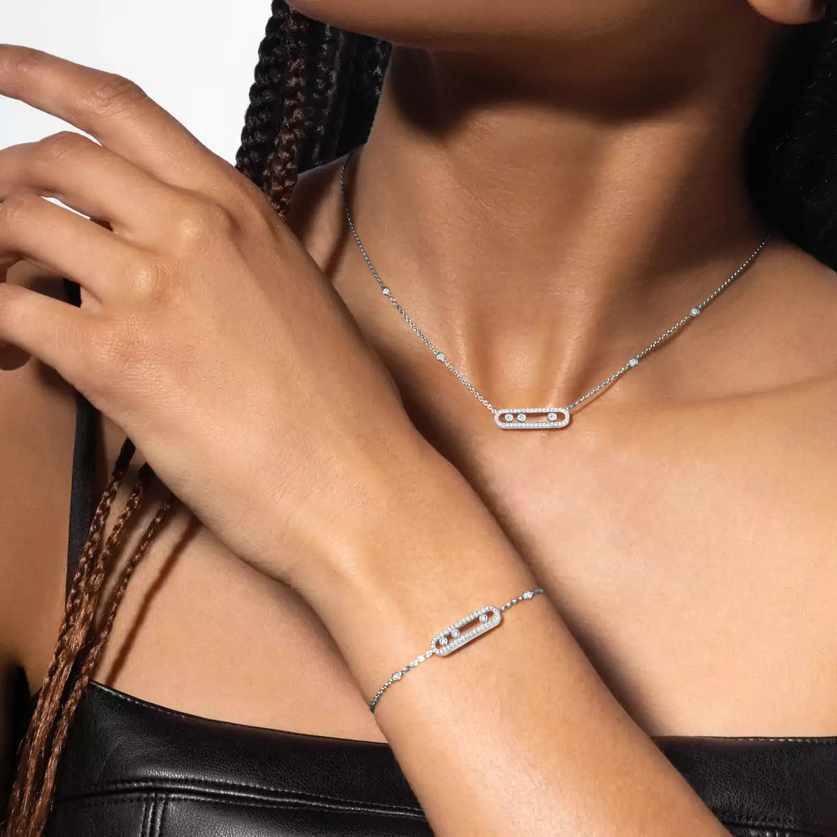 [⭐Veyra]Pavé Baby Move Diamond Bracelet