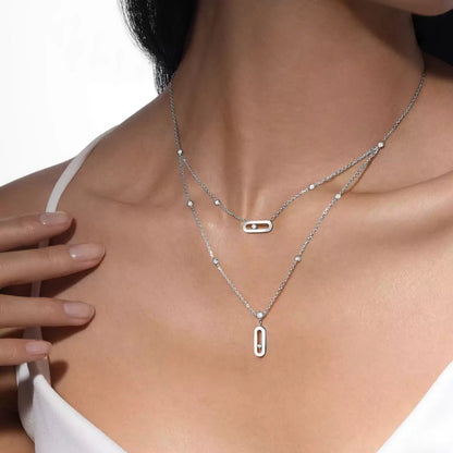 [⭐Veyra] Move Uno Diamond Necklace