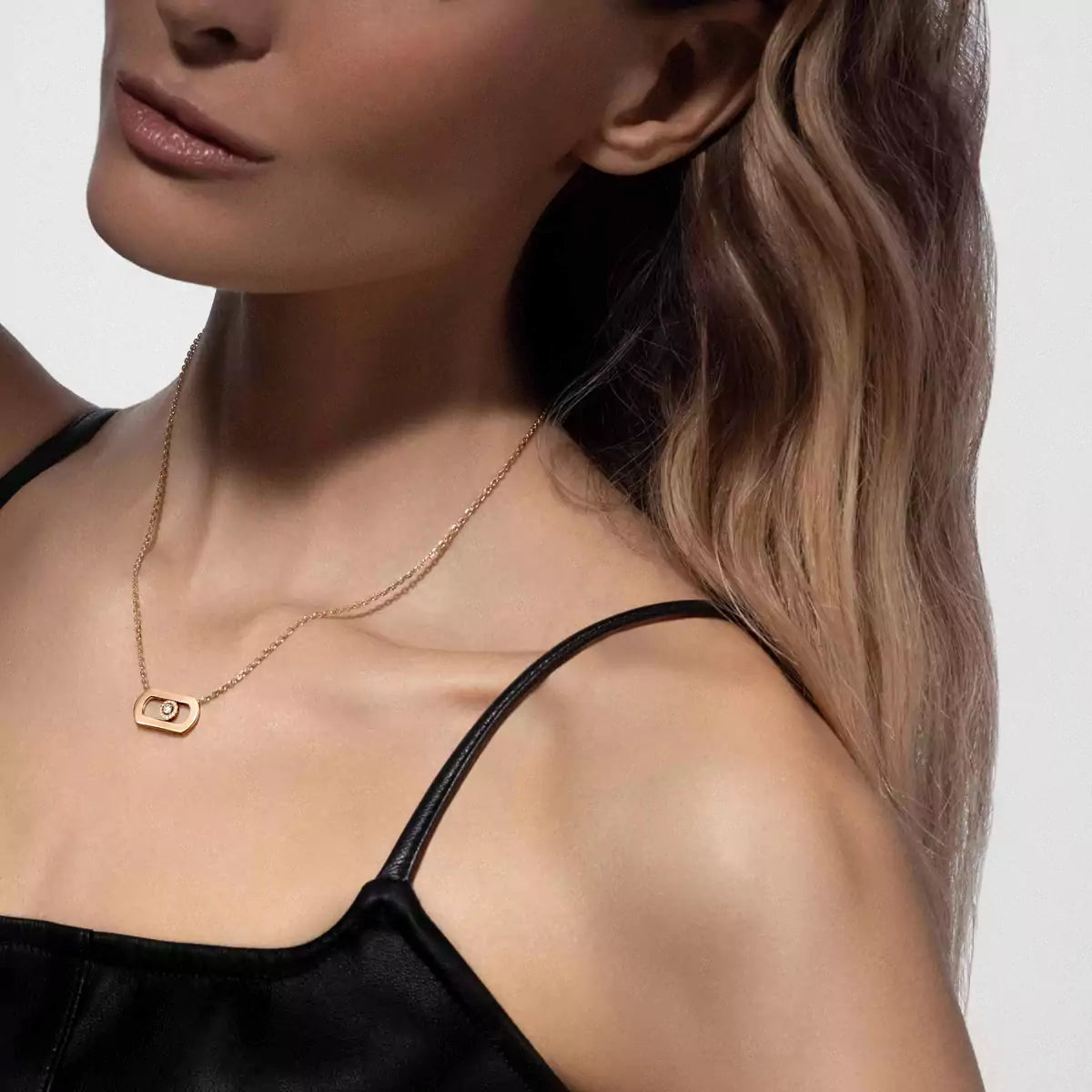 [⭐Veyra]So Move Diamond Necklace in Gold