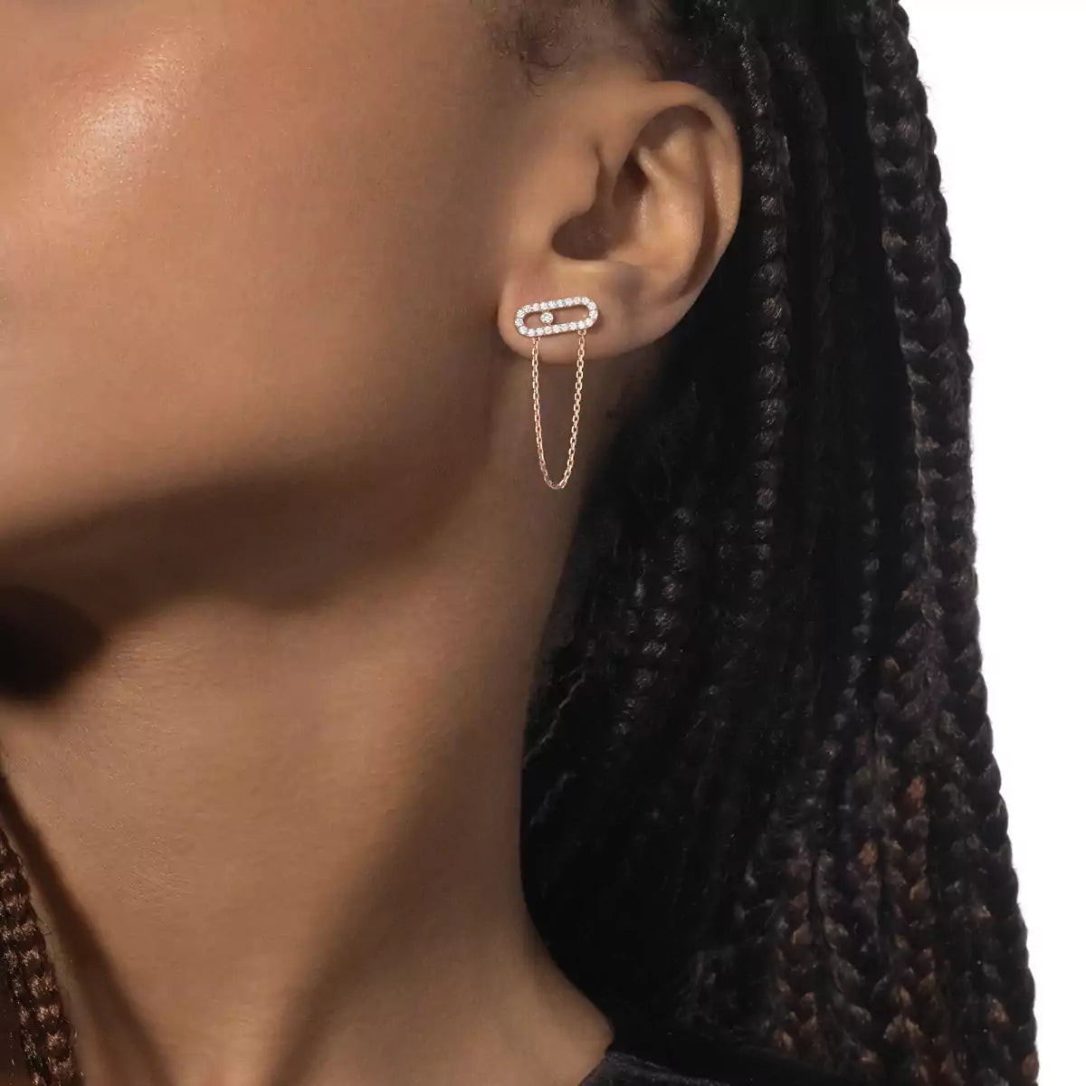 [⭐Veyra]Move Uno Diamond Earrings