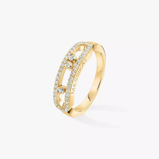 [⭐Veyra] Baby Move Gold Diamond Pave_ Ring