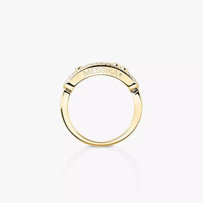 [⭐Veyra] Baby Move Gold Diamond Pave_ Ring