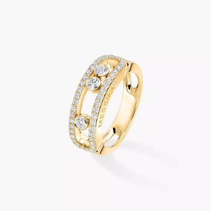 [⭐Veyra] Move Gold Diamond Pave_ Ring
