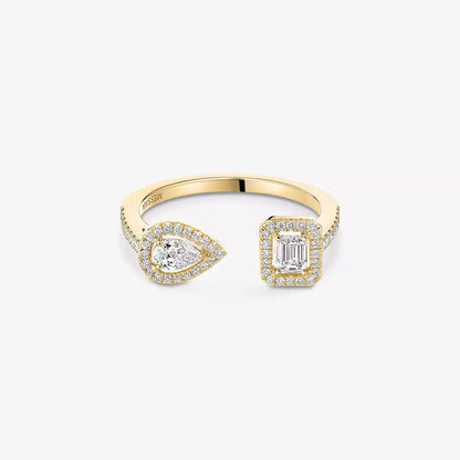 [⭐Veyra]My Twin Toi Gold Diamond Ring