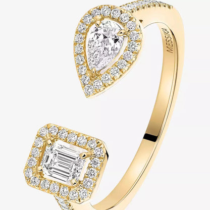 [⭐Veyra]My Twin Toi Gold Diamond Ring