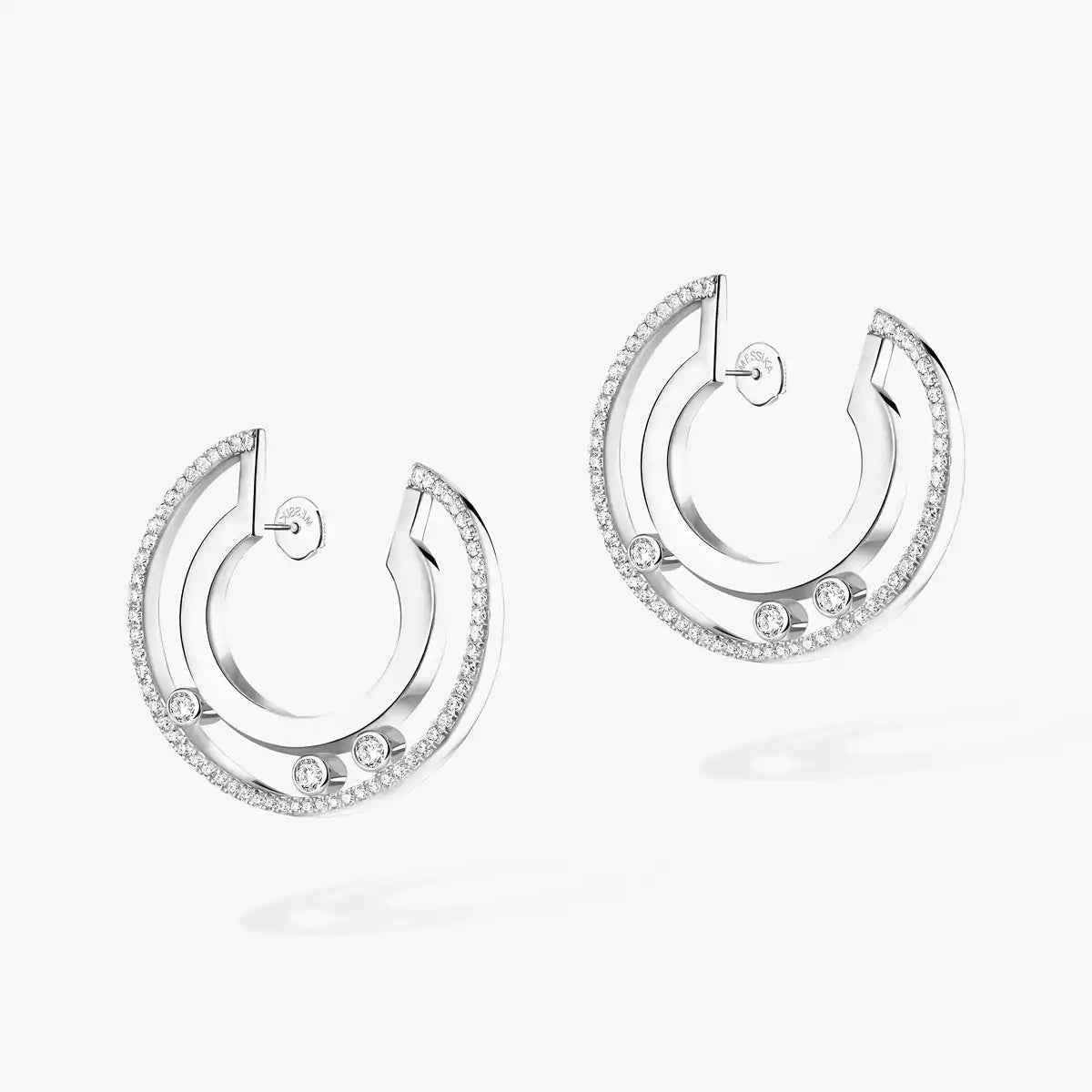 [⭐Veyra]Move Romane Small Diamond Hoop Earrings