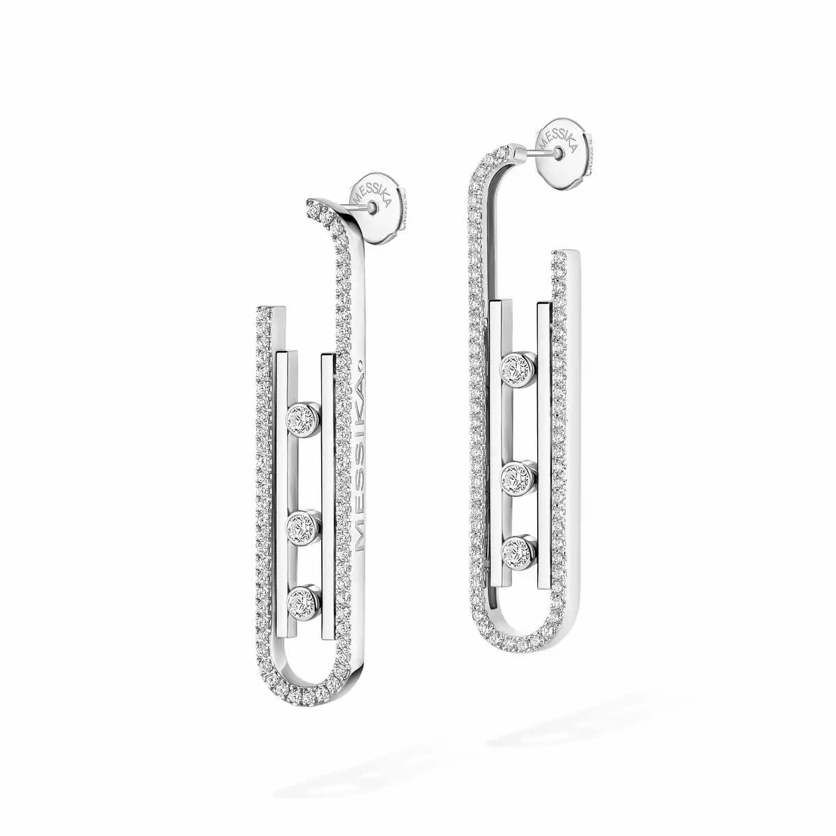 [⭐Veyra]Diamond Pendant Earrings Move 10Th