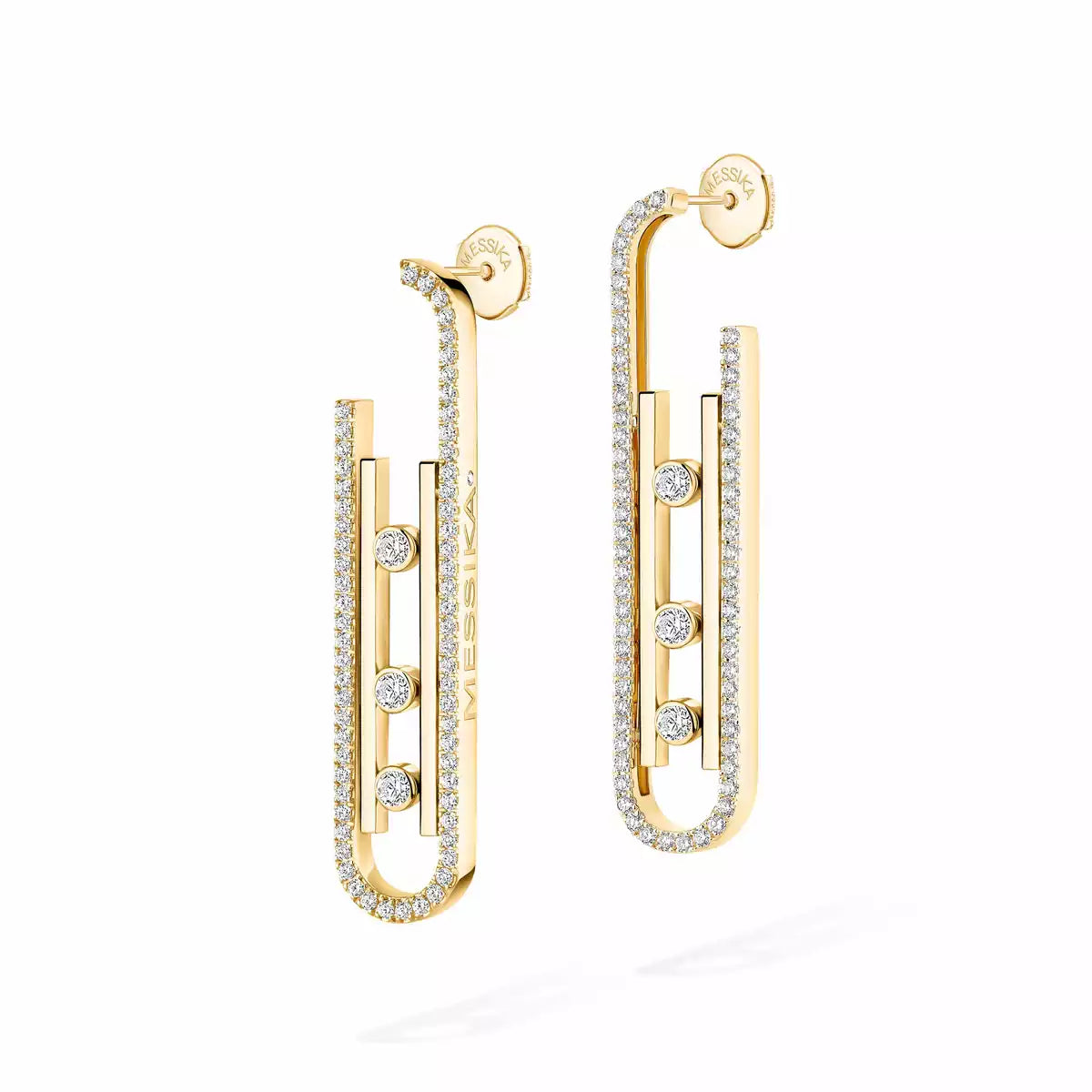 [⭐Veyra]Diamond Pendant Earrings Move 10Th