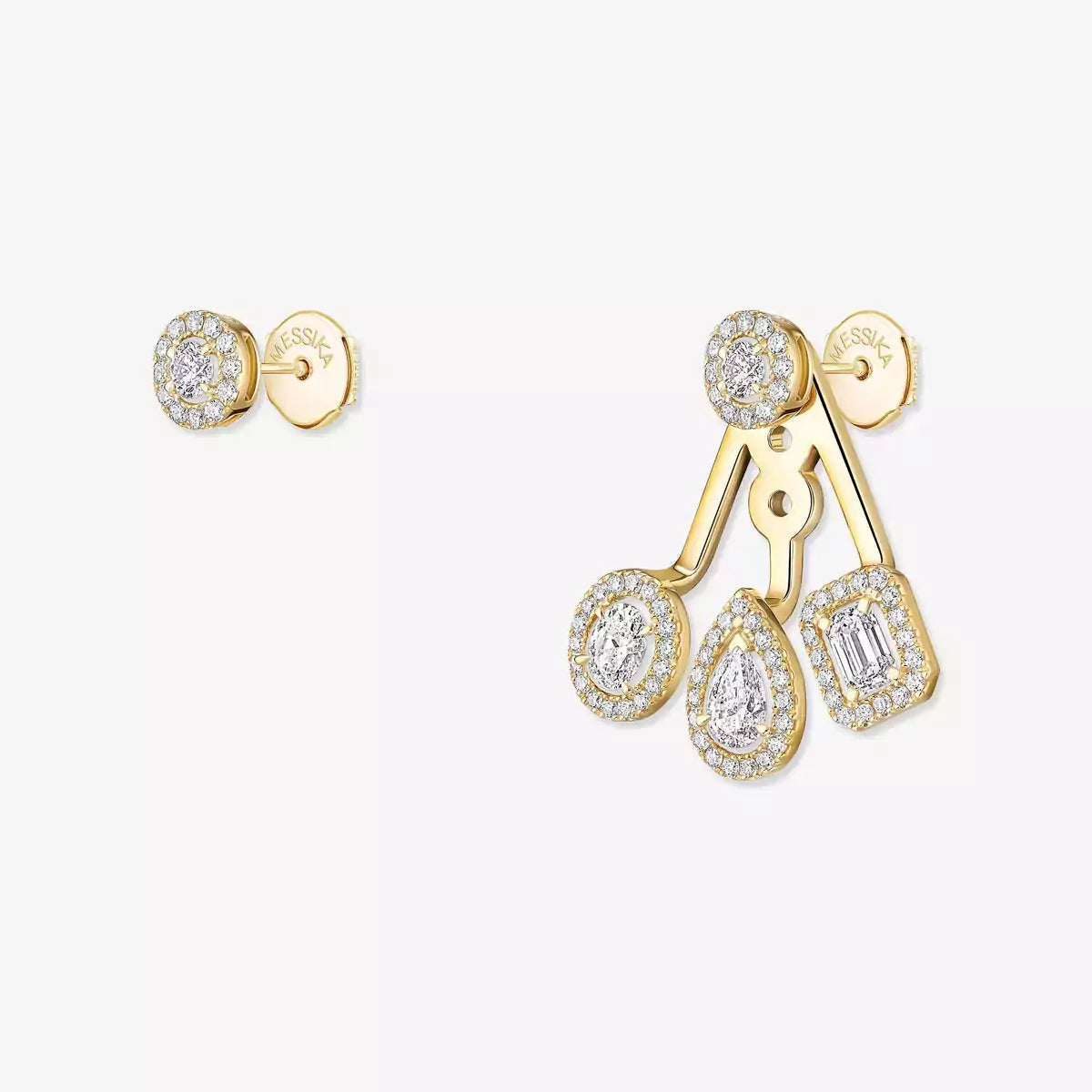 [⭐Veyra] My Twin Trio  Diamond Earrings