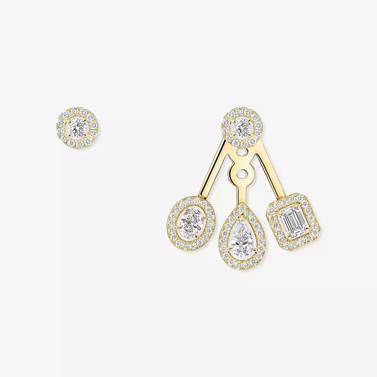 [⭐Veyra] My Twin Trio  Diamond Earrings