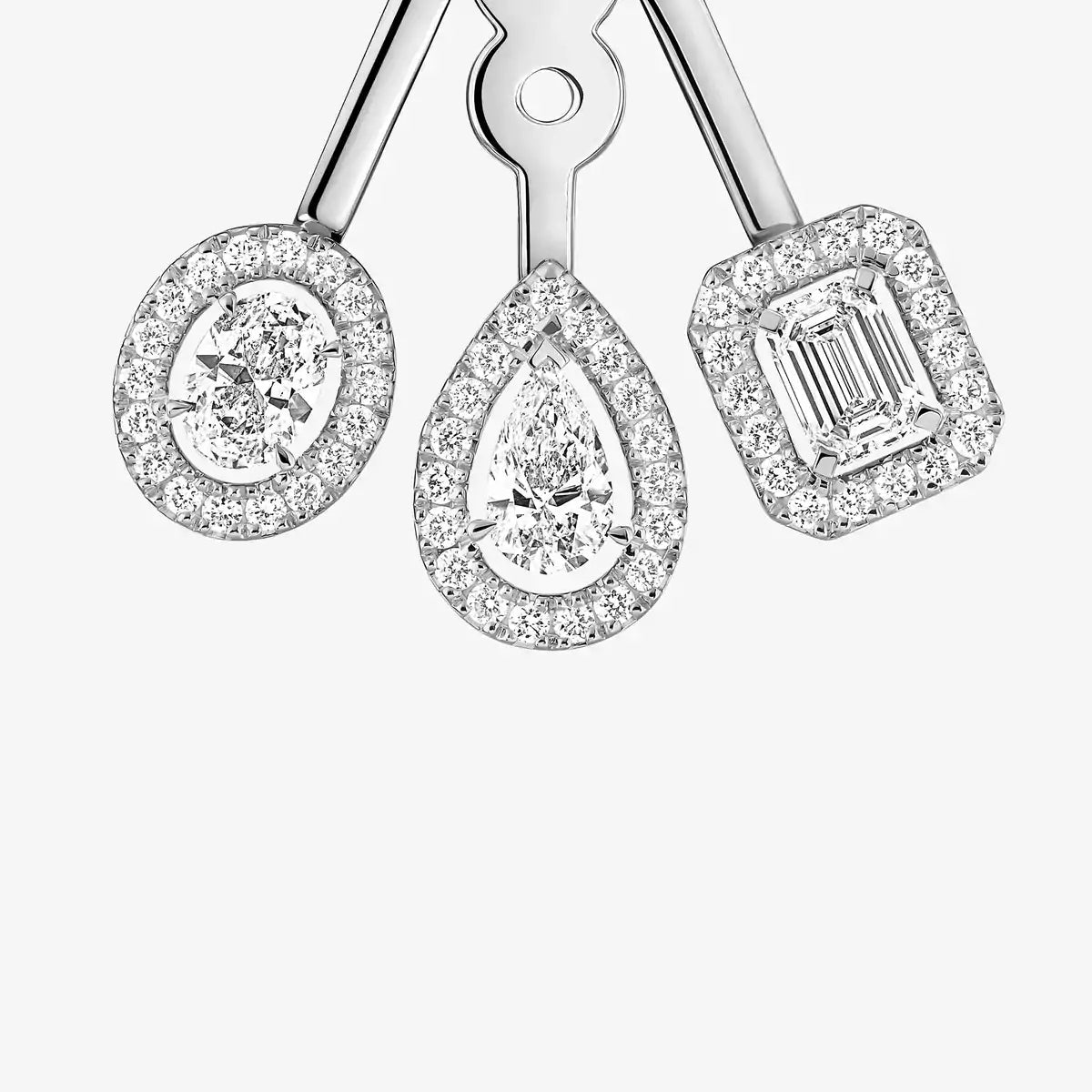 [⭐Veyra] My Twin Trio  Diamond Earrings