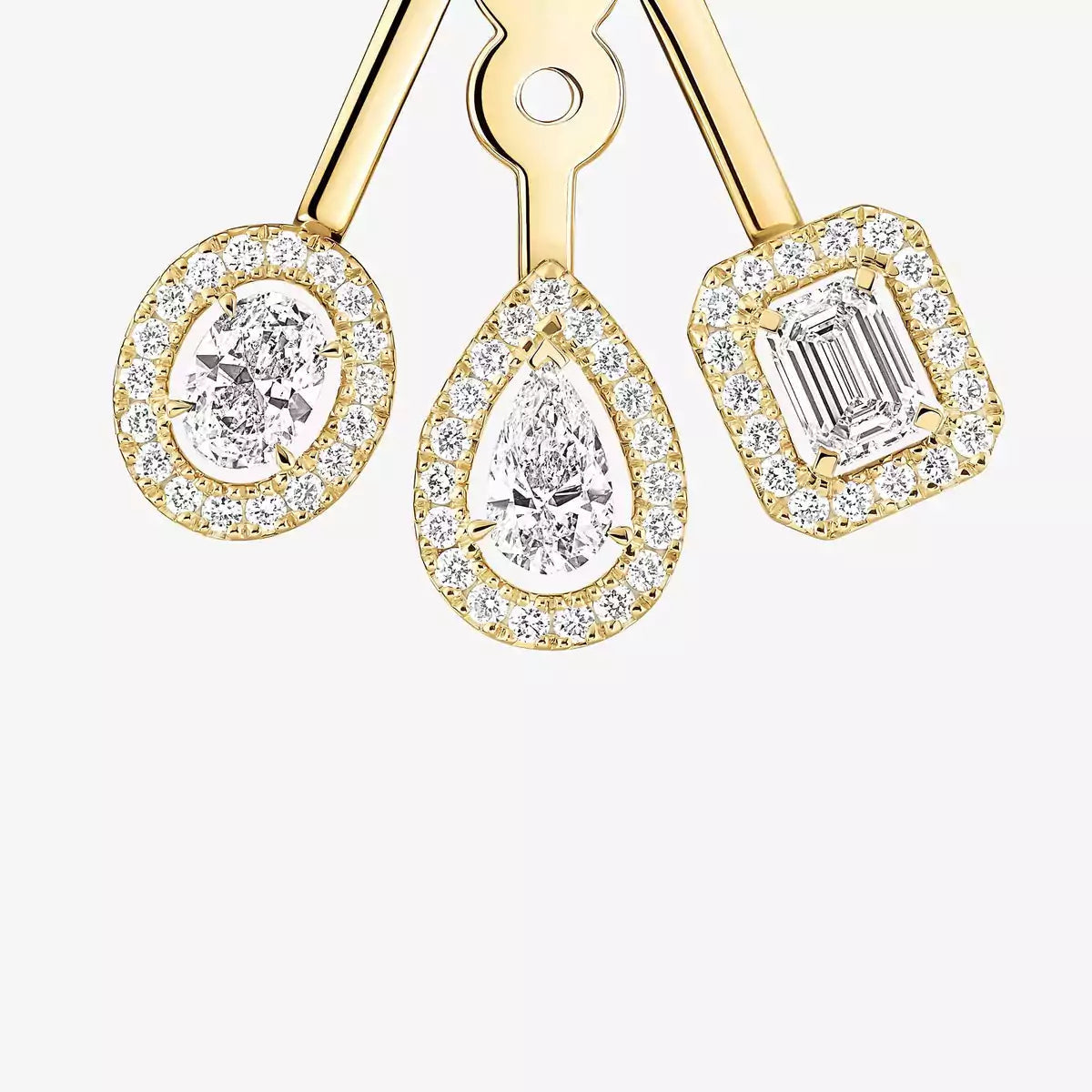 [⭐Veyra] My Twin Trio  Diamond Earrings