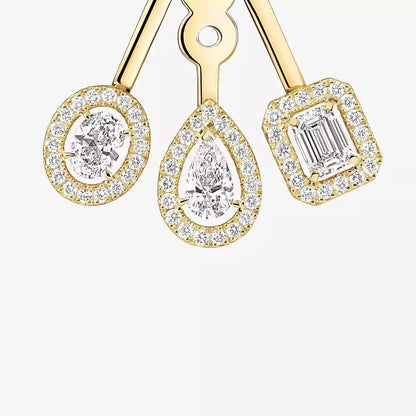 [⭐Veyra] My Twin Trio  Diamond Earrings