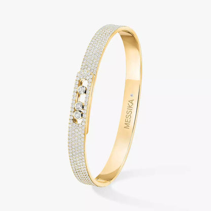 [⭐Veyra]Move Noa Full Pavé Diamond Bangle Bracelet