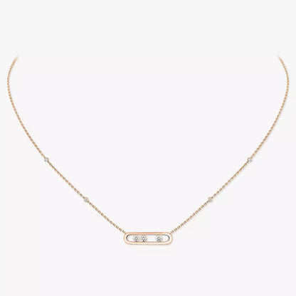 [⭐Veyra] Baby Move Gold Diamond Necklace