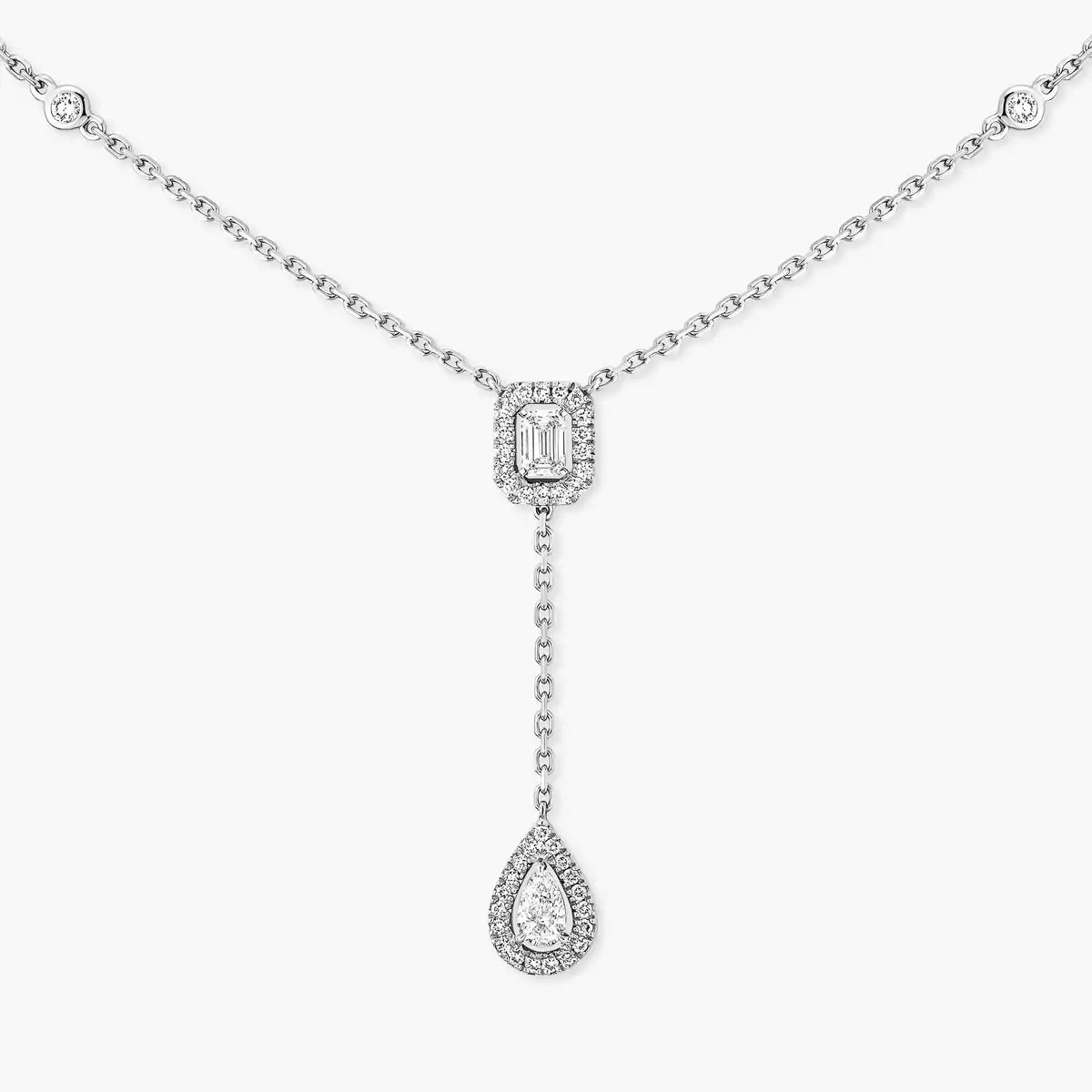 [⭐Veyra]Gold Diamond Tie Necklace