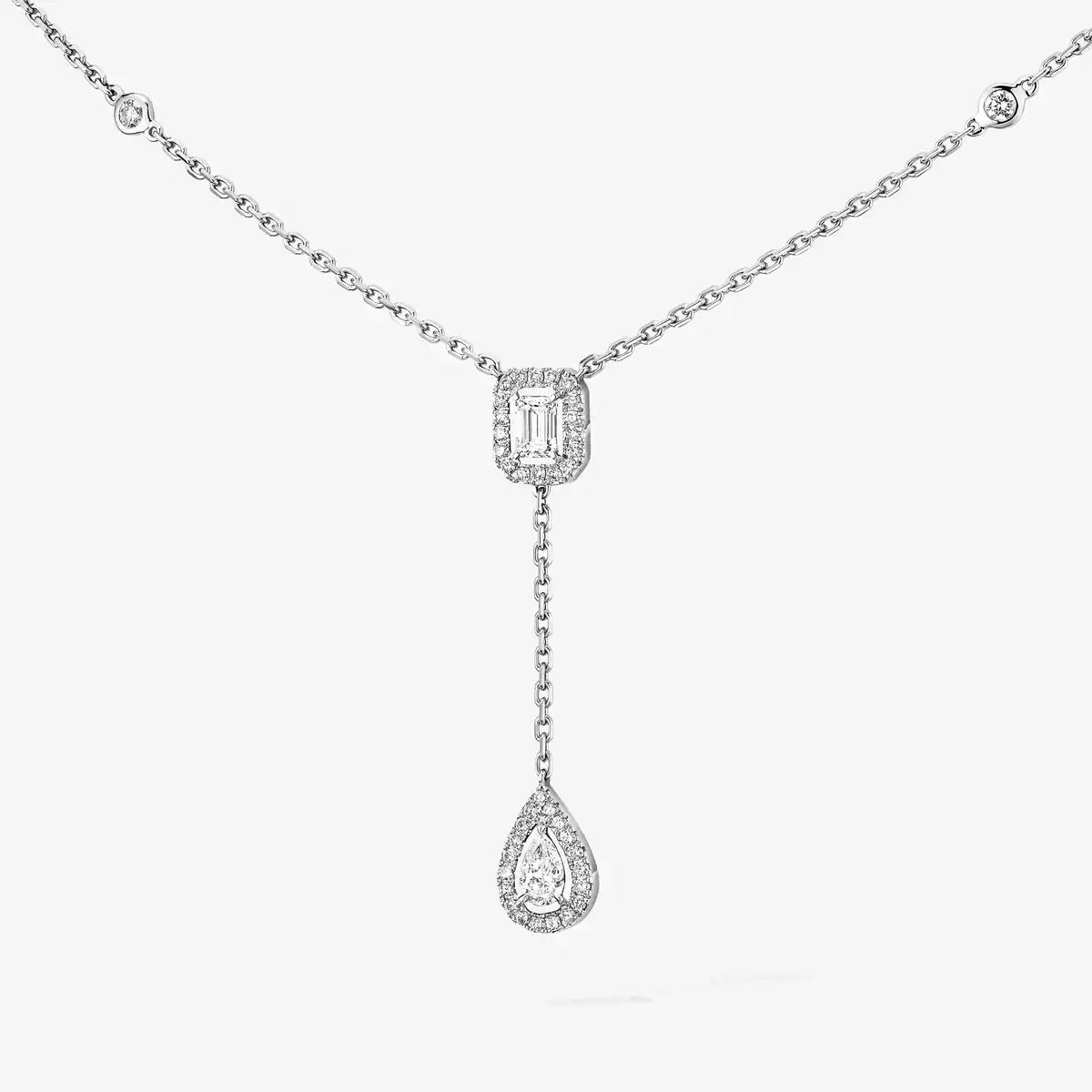 [⭐Veyra]Gold Diamond Tie Necklace