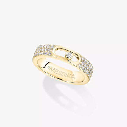 [⭐Veyra]Move Joaillerie Pave_ Diamond Wedding Ring