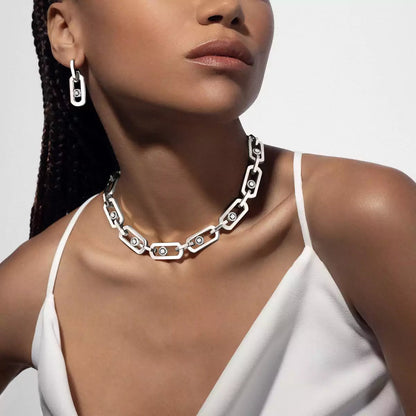 [⭐Veyra]So Move XL Diamond Pendant Earrings