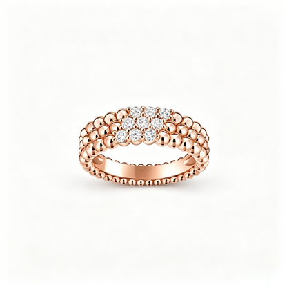 [⭐Veyra] THREE-ROW DIAMOND RING