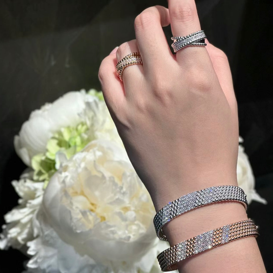 [⭐Veyra]  FIVE-ROW DIAMOND BRACELET