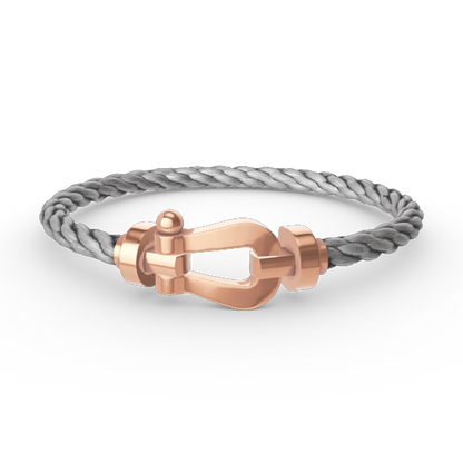 [⭐Veyra]FORCE LARGE HORSESHOE NO DIAMOND BRACELET ROSE GOLD