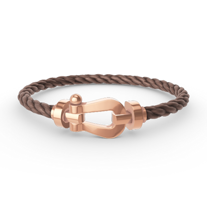[⭐Veyra]FORCE LARGE HORSESHOE NO DIAMOND BRACELET ROSE GOLD