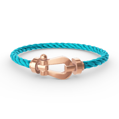 [⭐Veyra]FORCE LARGE HORSESHOE NO DIAMOND BRACELET ROSE GOLD