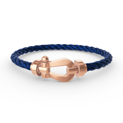 [⭐Veyra]FORCE LARGE HORSESHOE NO DIAMOND BRACELET ROSE GOLD