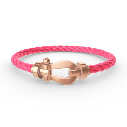 [⭐Veyra]FORCE LARGE HORSESHOE NO DIAMOND BRACELET ROSE GOLD
