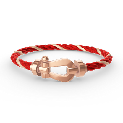 [⭐Veyra]FORCE LARGE HORSESHOE NO DIAMOND BRACELET ROSE GOLD