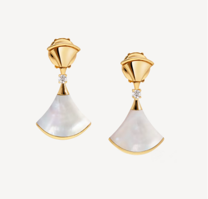 [⭐Veyra]DREAM MOP 1 DIAMOND EARRINGS