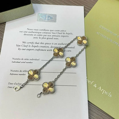 [⭐Veyra] CLOVER 5 MOTIF LASER BRACELET COLLECTION
