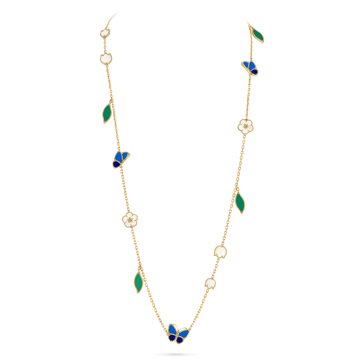 [⭐Veyra] 26 NEW CLOVER 15 MOTIFS LUCKY NECKLACE