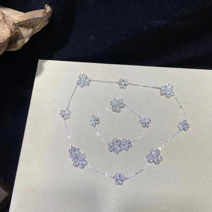 [⭐Veyra]FRIVOLE SILVER 5 FLOWERS BRACELET