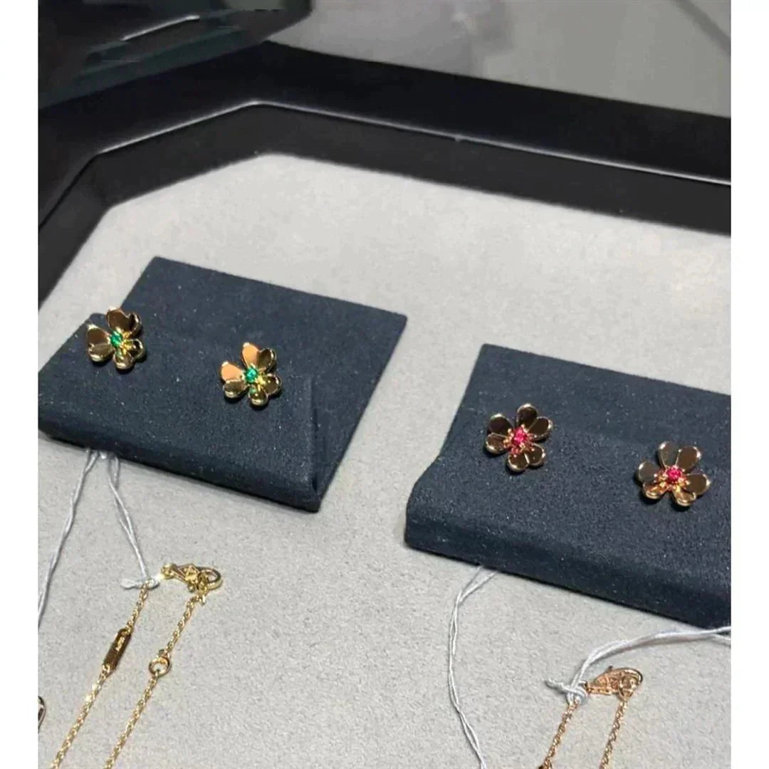 [⭐Veyra]FRIVOLE  FLOWER PINK EARRINGS