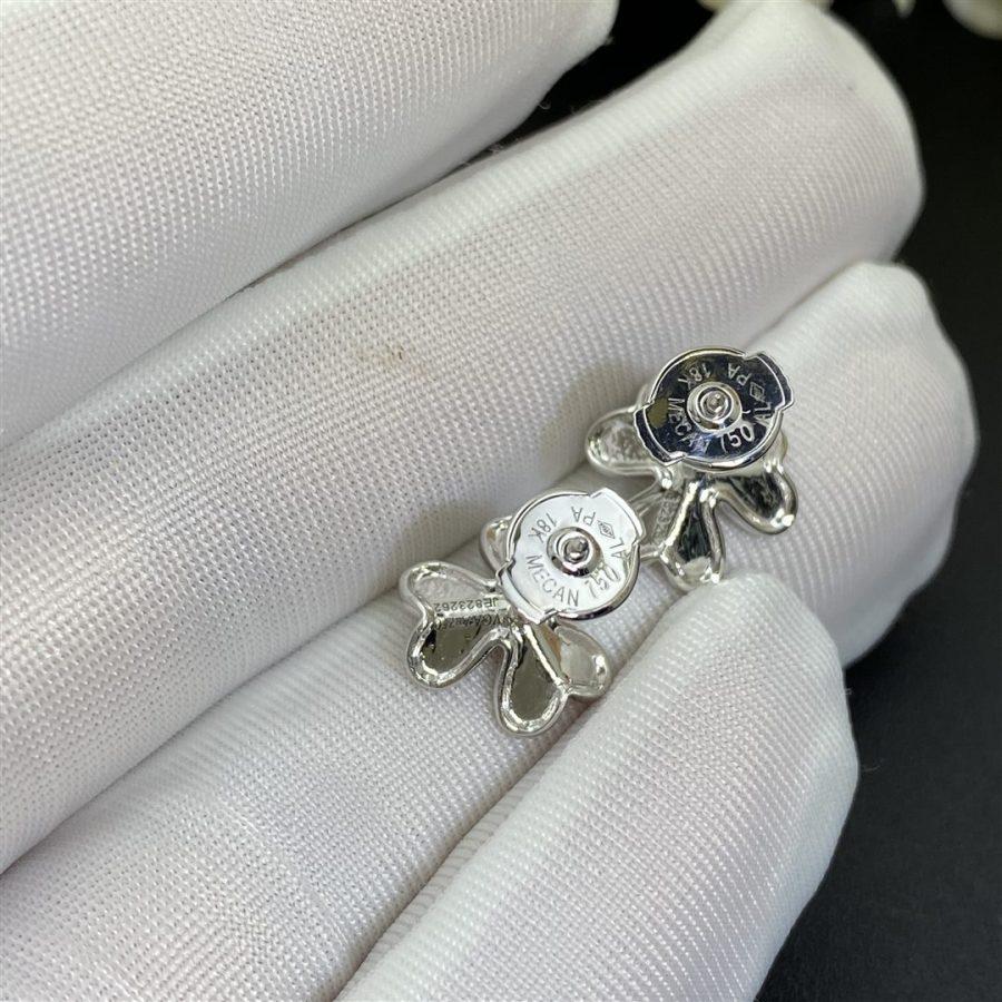 [⭐Veyra]FRIVOLE MINI SILVER FLOWER EARRINGS
