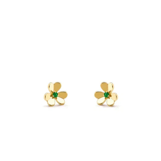 [⭐Veyra]FRIVOLE  FLOWER MALACHITE EARRINGS