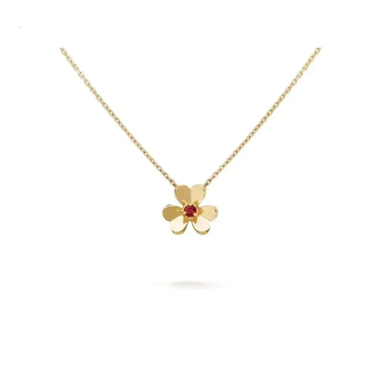 [⭐Veyra]FRIVOLE GOLD FLOWER NECKLACE