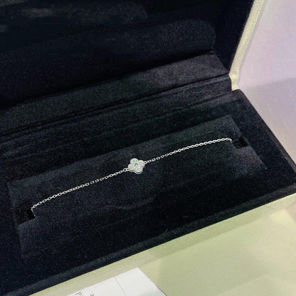 [⭐Veyra]CLOVER  SINGLE FLOWER BRACELET SILVER