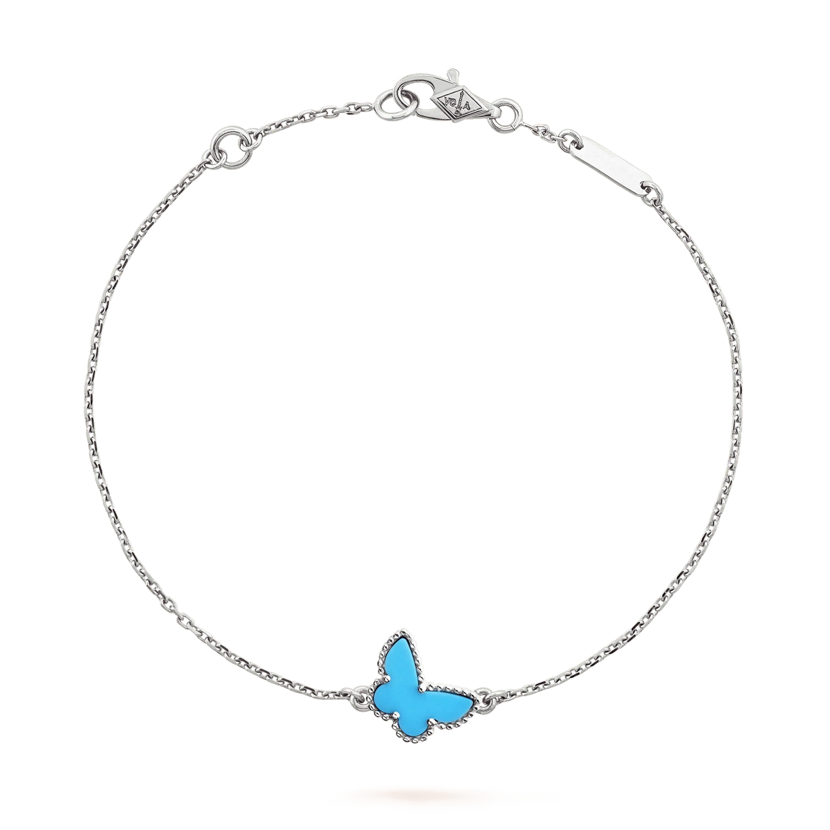 [⭐Veyra]BUTTERFLY TURQUOISE BUTTERFLY BRACELET SILVER
