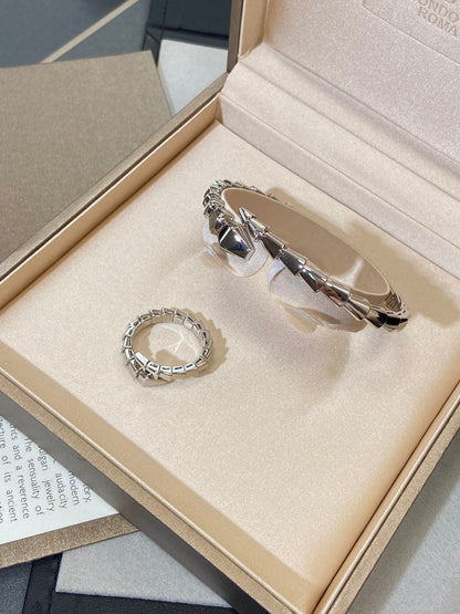 [⭐Veyra]SERPENTI VIPER SILVER BRACELET