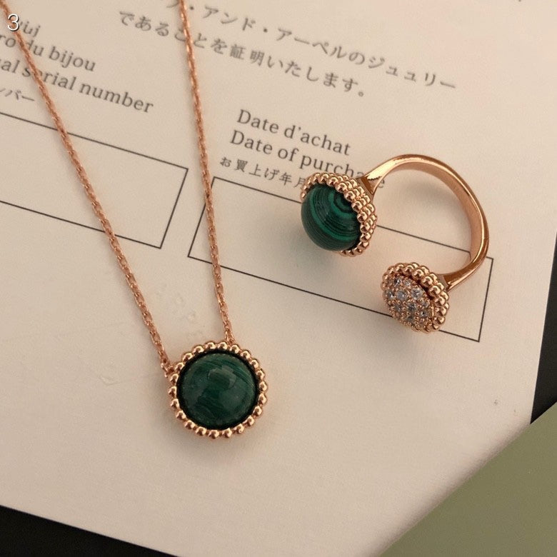 [⭐Veyra]PERLEE COULEURS DIAMOND ROSE GOLD BETWEEN THE FINGER RING