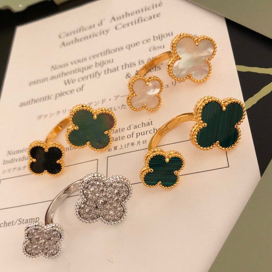 [⭐Veyra]CLOVER BETWEEN THE FINGER RING