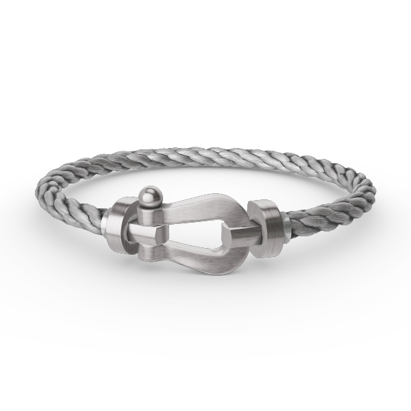 [⭐Veyra]FORCE LARGE HORSESHOE NO DIAMOND BRACELET SILVER