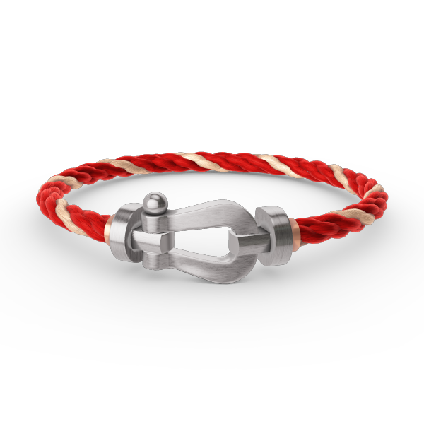 [⭐Veyra]FORCE LARGE HORSESHOE NO DIAMOND BRACELET SILVER