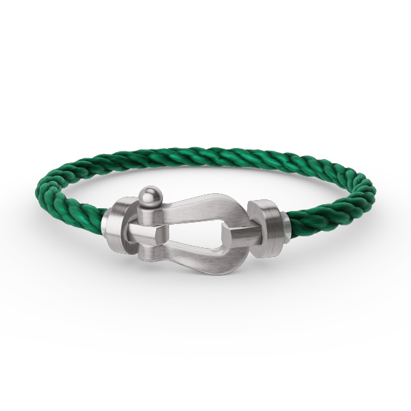 [⭐Veyra]FORCE LARGE HORSESHOE NO DIAMOND BRACELET SILVER