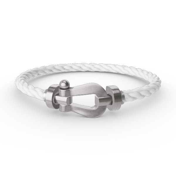 [⭐Veyra]FORCE LARGE HORSESHOE NO DIAMOND BRACELET SILVER