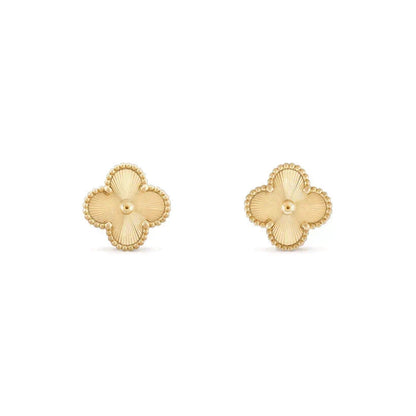 [⭐Veyra]CLOVER MEDIUM 1 MOTIFS LASER EARRINGS